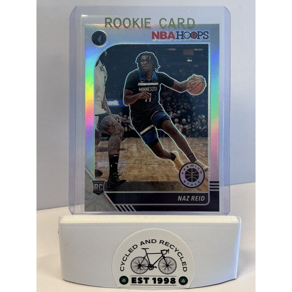 2019/20 NBA Hoops Premium Stock NAZ REID Silver Prizm Refractor RC Rookie Card - Picture 6 of 6